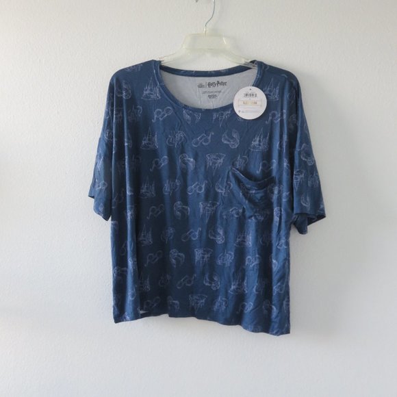 (#U) Harry Potter pajama top size XXL short sleeve - Picture 1 of 7